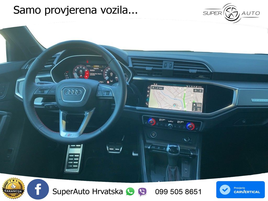 Audi Q3 Sportback 40 TFSI (190 KS) quattro S tronic S line LED+GR SJED+ACC