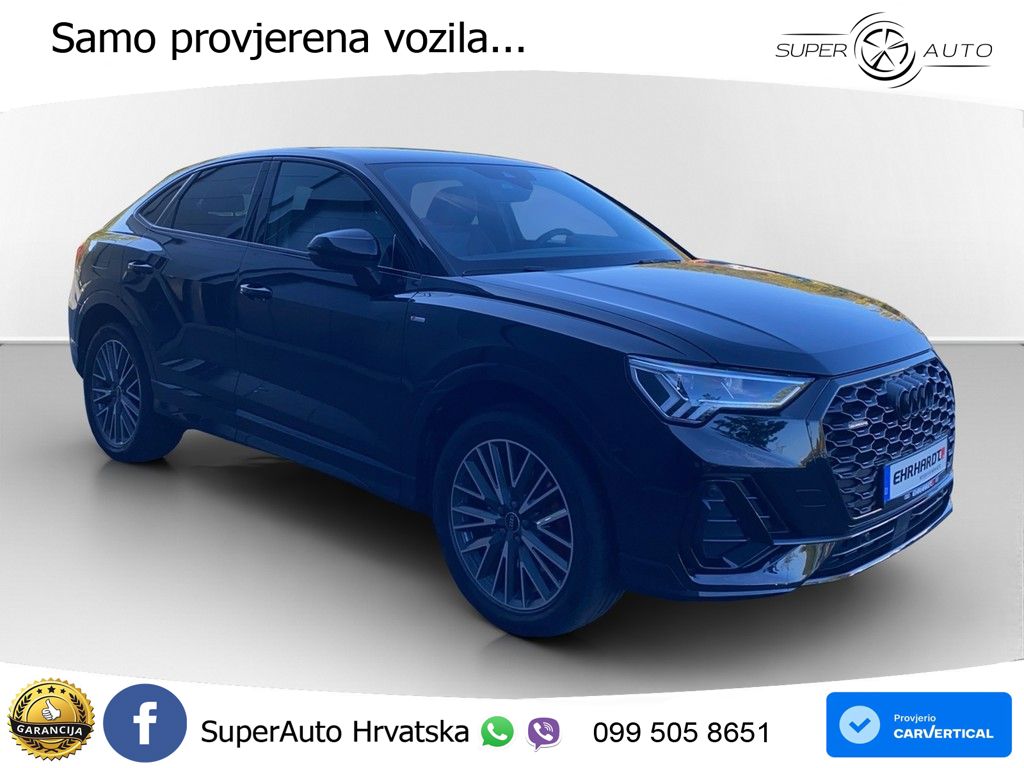 Audi Q3 Sportback 40 TFSI (190 KS) quattro S tronic S line LED+GR SJED+ACC