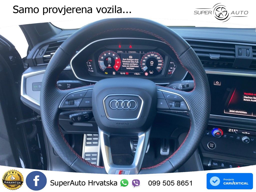 Audi Q3 Sportback 40 TFSI (190 KS) quattro S tronic S line LED+GR SJED+ACC