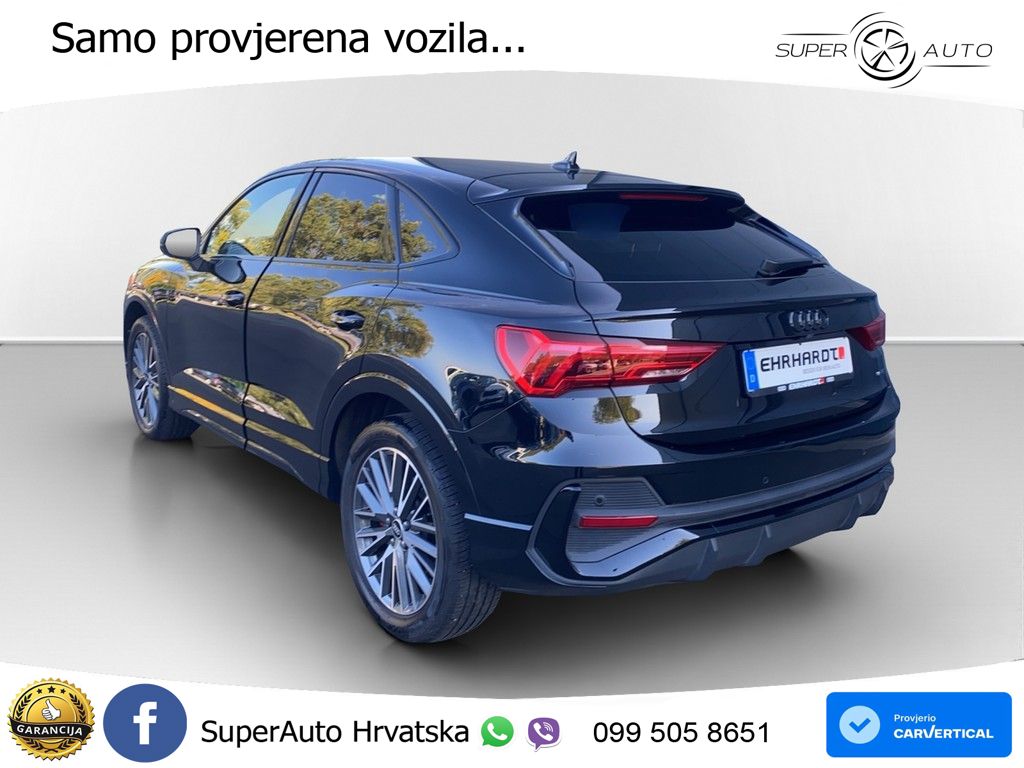 Audi Q3 Sportback 40 TFSI (190 KS) quattro S tronic S line LED+GR SJED+ACC