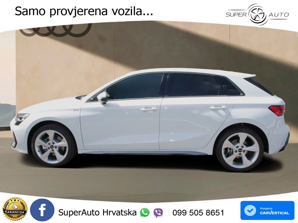 Audi A3 Sportback 40 TFSI (204 KS) quattro S tronic S line