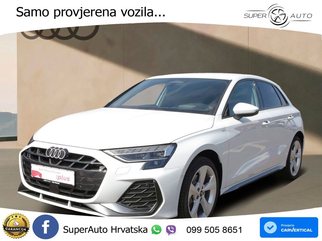 Audi A3 Sportback 40 TFSI (204 KS) quattro S tronic S line