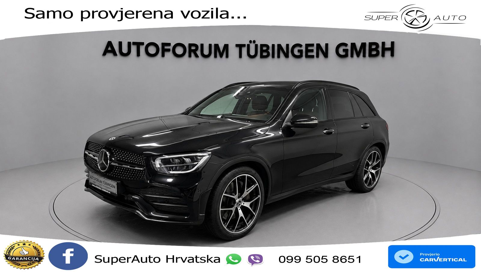 Mercedes GLC 200 (197 KS) 4MATIC G-TRONIC AMG LED+GR SJED+ACC