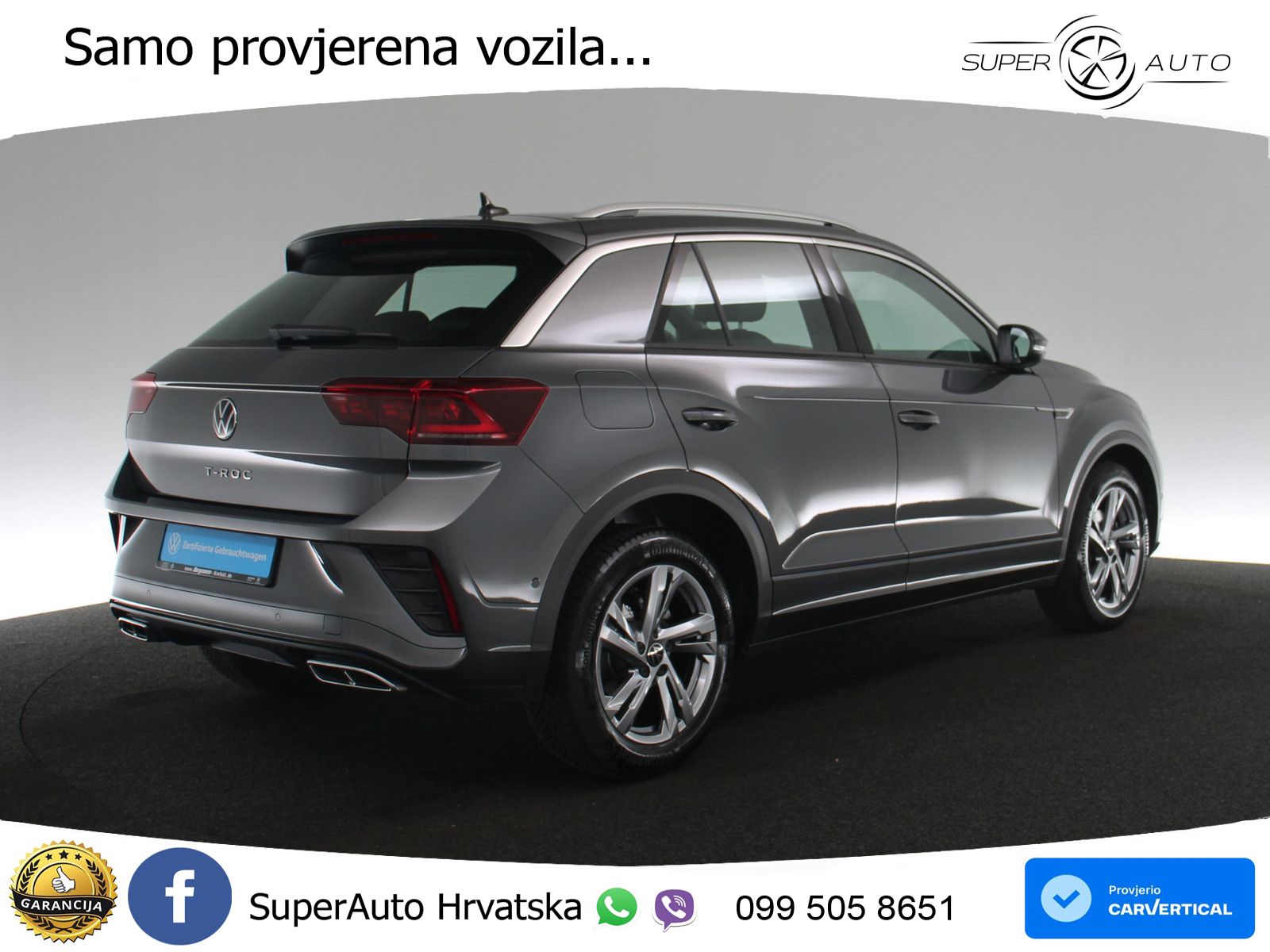 Volkswagen T-Roc I 1.5 TSI (150 KS) DSG MATRIX+GR SJED+KAM