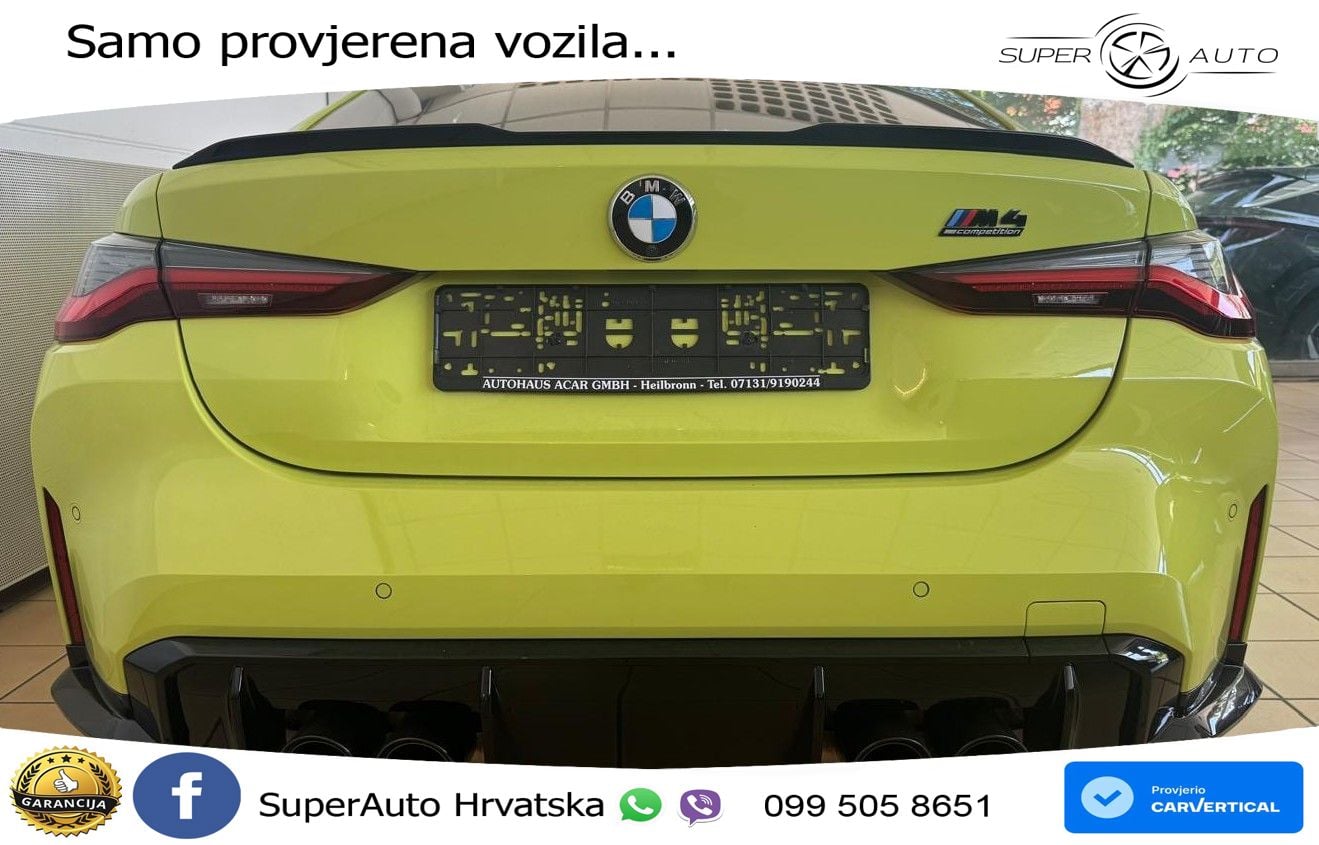 BMW M4 Competition 3.0 (510 KS) Steptronic LED+GR SJED+ACC