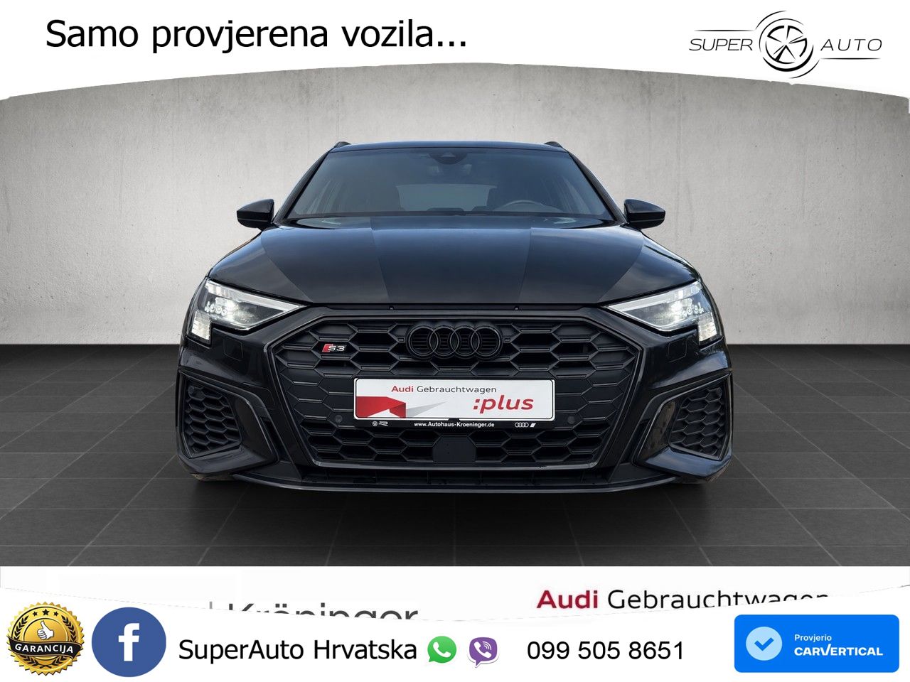 Audi S3 2.0 TFSI (310 KS) quattro S tronic MATRIX+GR SJED+KAM