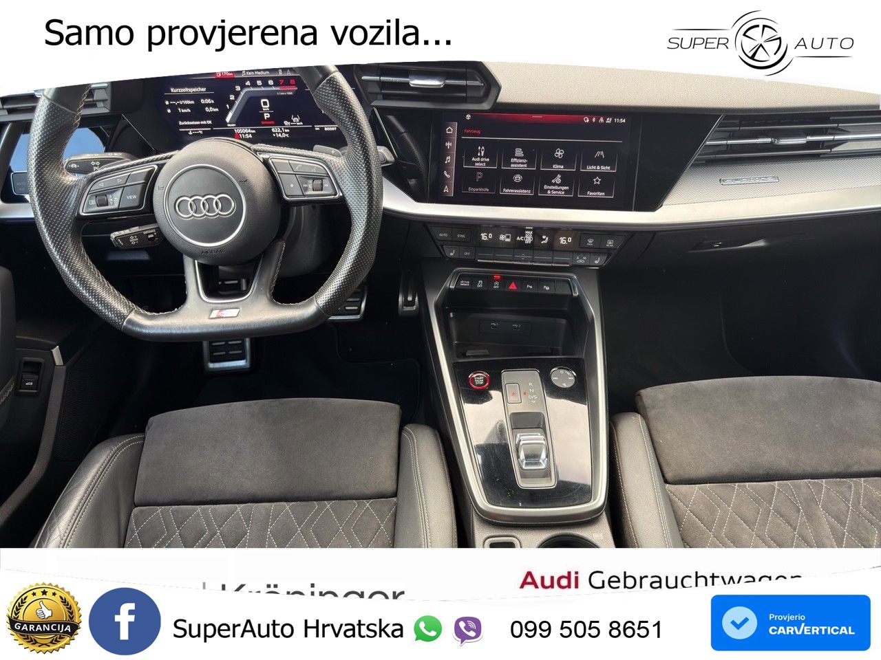 Audi S3 2.0 TFSI (310 KS) quattro S tronic MATRIX+GR SJED+KAM