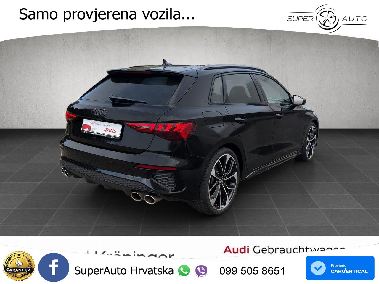 Audi S3 2.0 TFSI (310 KS) quattro S tronic MATRIX+GR SJED+KAM
