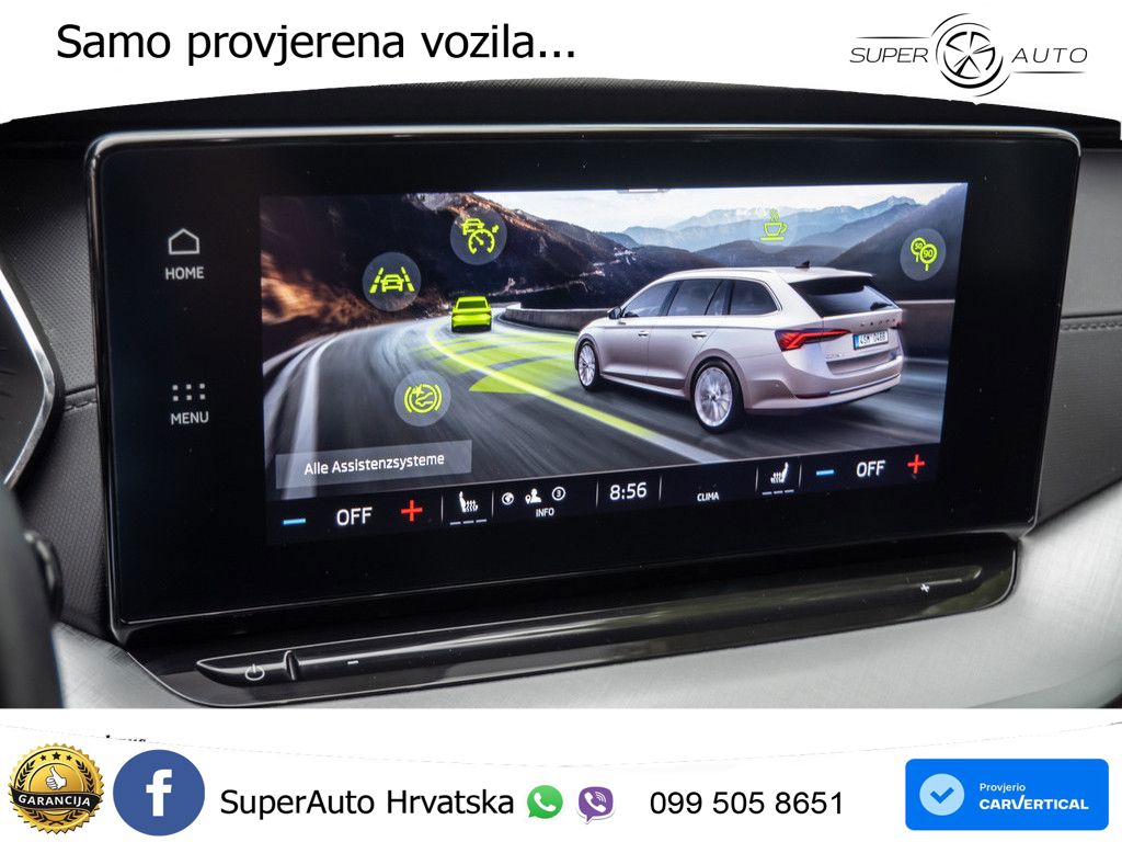 Škoda Octavia Combi 2.0 TDI (150 KS) DSG LED+GR SJED+ACC