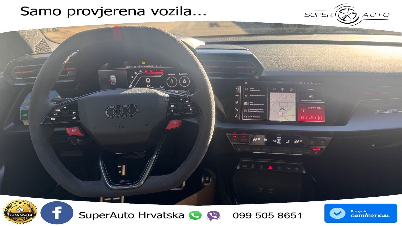 Audi RS3 Sedan 2.5 TFSI (400 KS) quattro S tronic LED+GR SJED+ACC