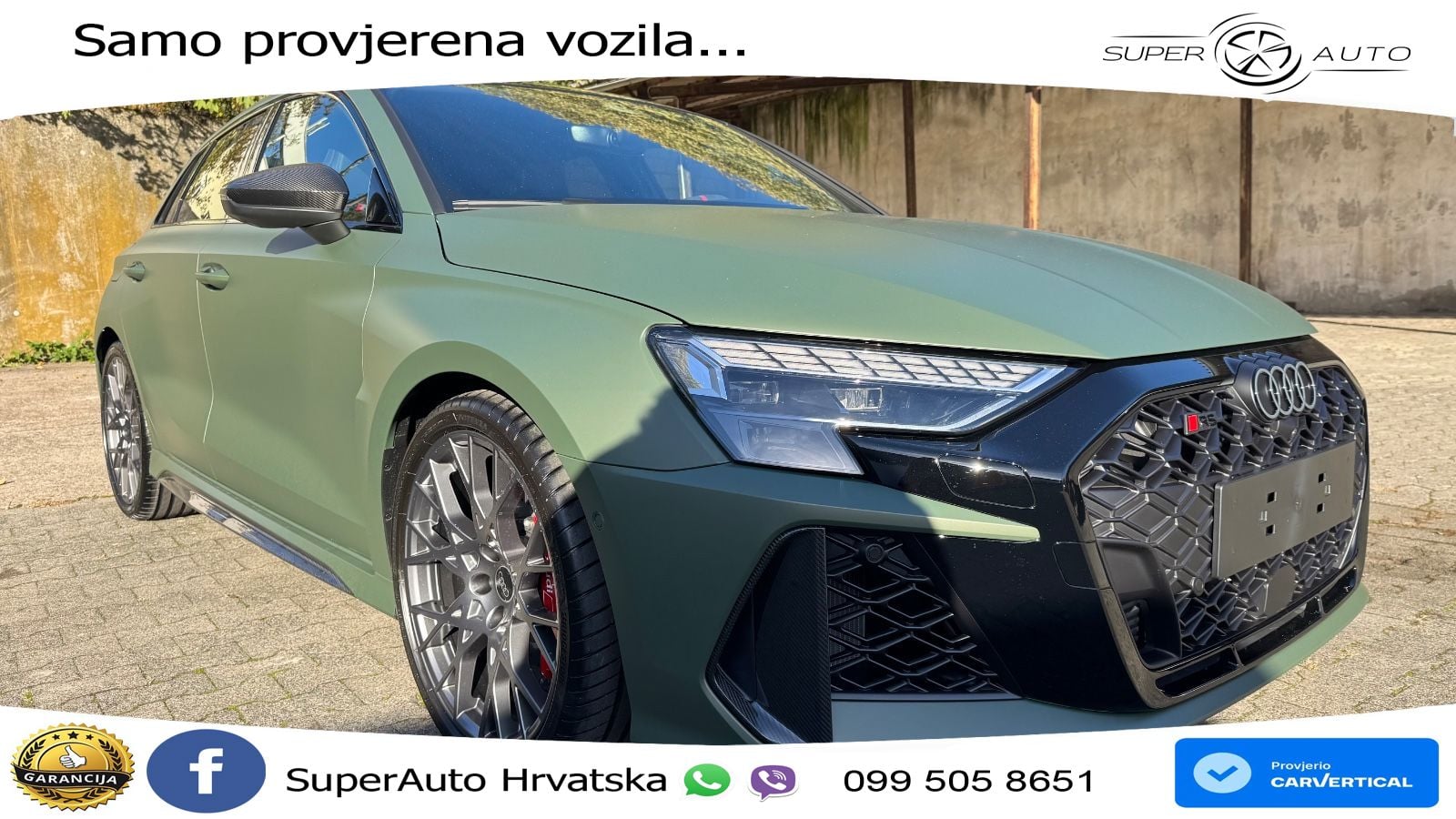 Audi RS3 Sedan 2.5 TFSI (400 KS) quattro S tronic LED+GR SJED+ACC