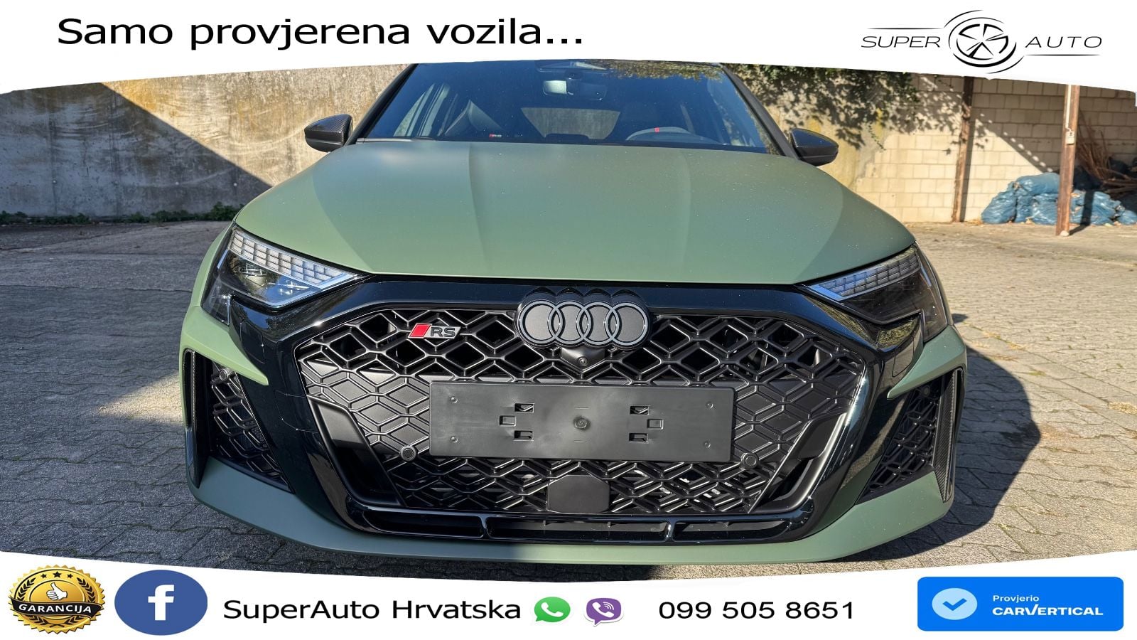 Audi RS3 Sedan 2.5 TFSI (400 KS) quattro S tronic LED+GR SJED+ACC