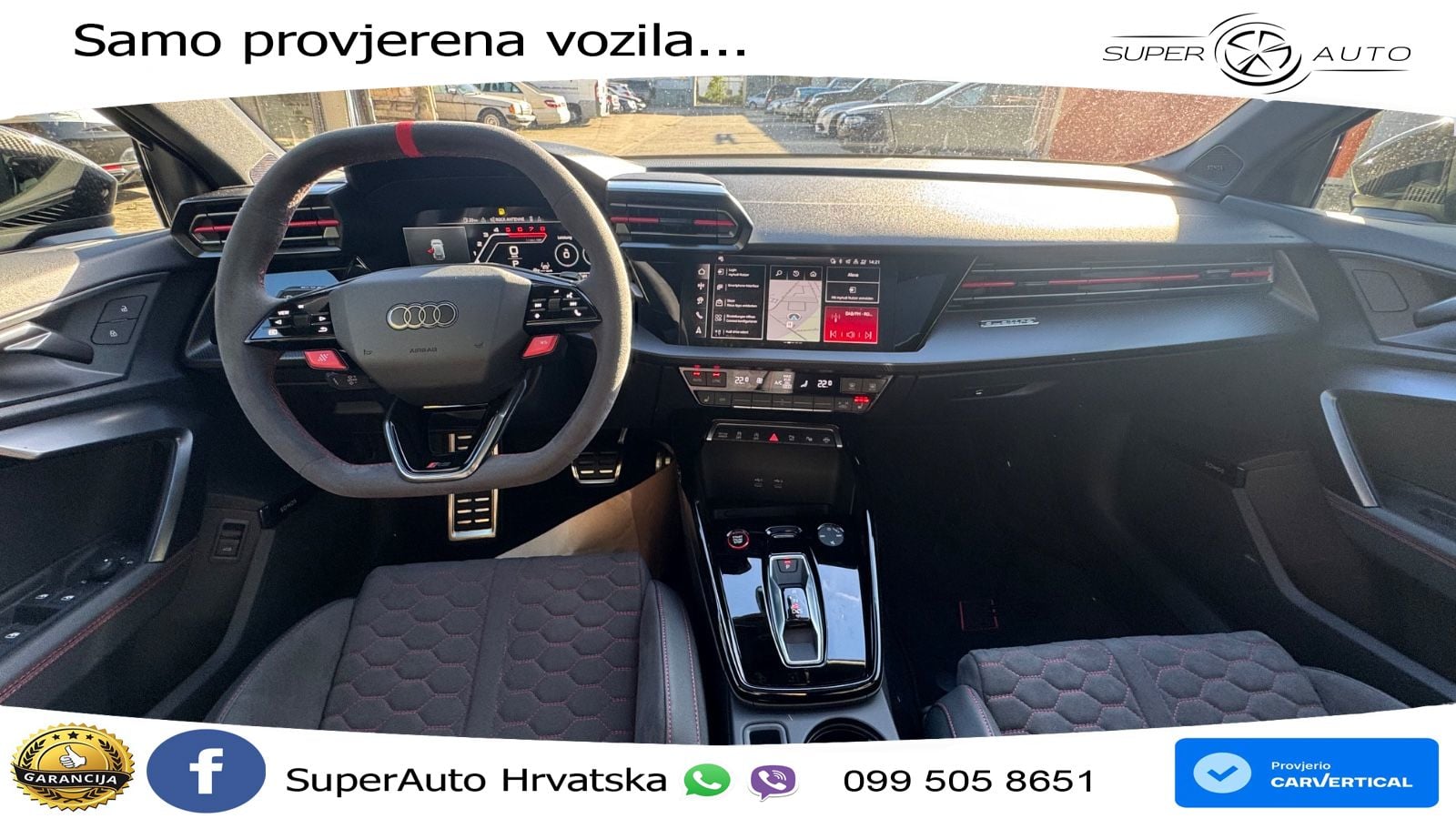 Audi RS3 Sedan 2.5 TFSI (400 KS) quattro S tronic LED+GR SJED+ACC