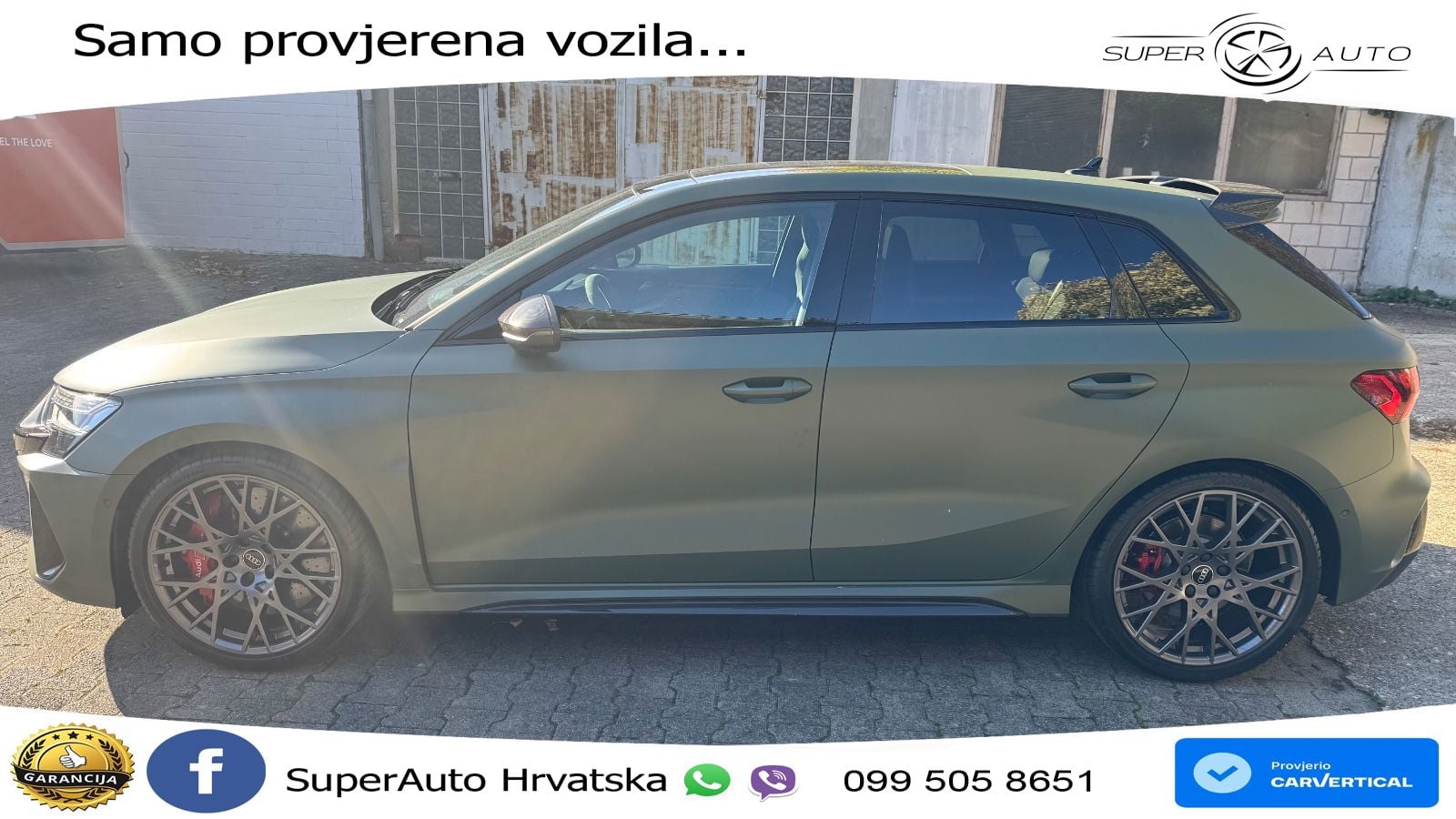 Audi RS3 Sedan 2.5 TFSI (400 KS) quattro S tronic LED+GR SJED+ACC