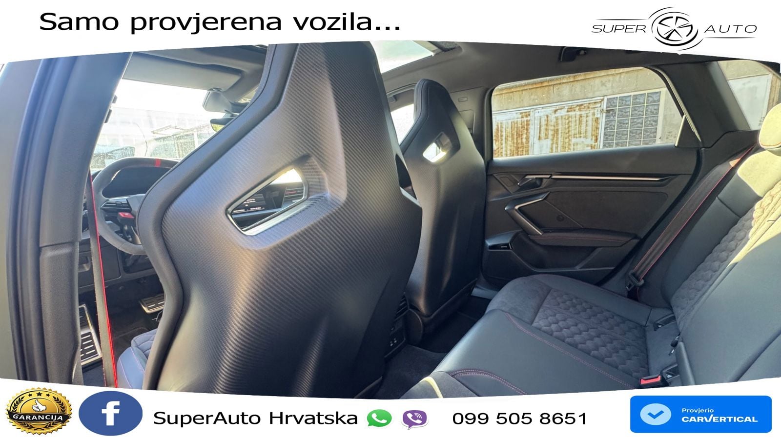 Audi RS3 Sedan 2.5 TFSI (400 KS) quattro S tronic LED+GR SJED+ACC