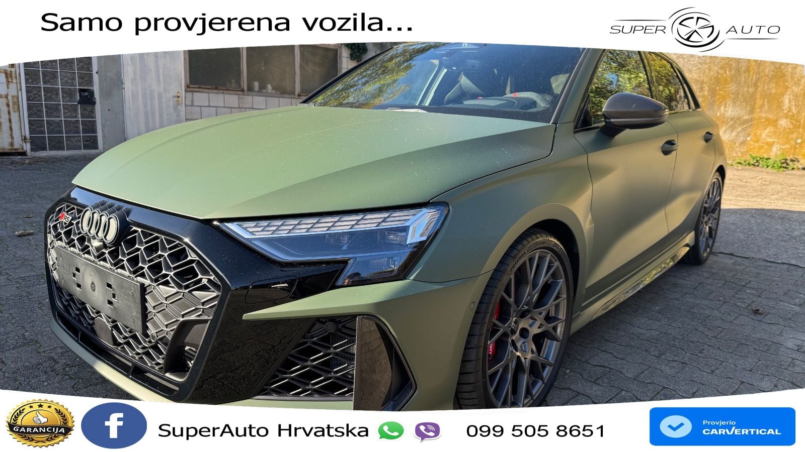 Audi RS3 Sedan 2.5 TFSI (400 KS) quattro S tronic LED+GR SJED+ACC