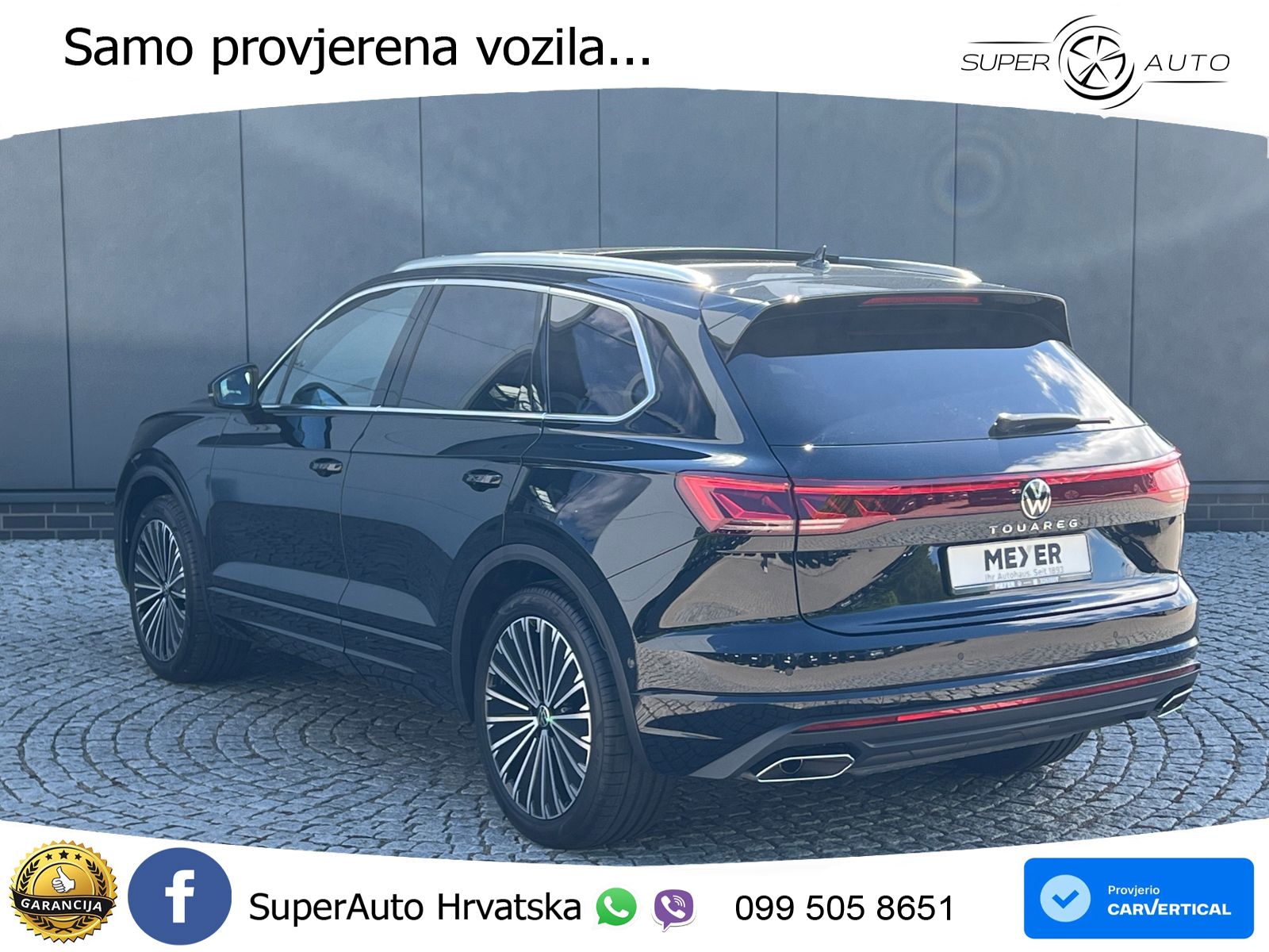 Volkswagen Touareg 3.0 V6 TDI (286 KS) 4MOTION Tiptronic ZRAČNI+ACC+GR SJED+KAM+PANO