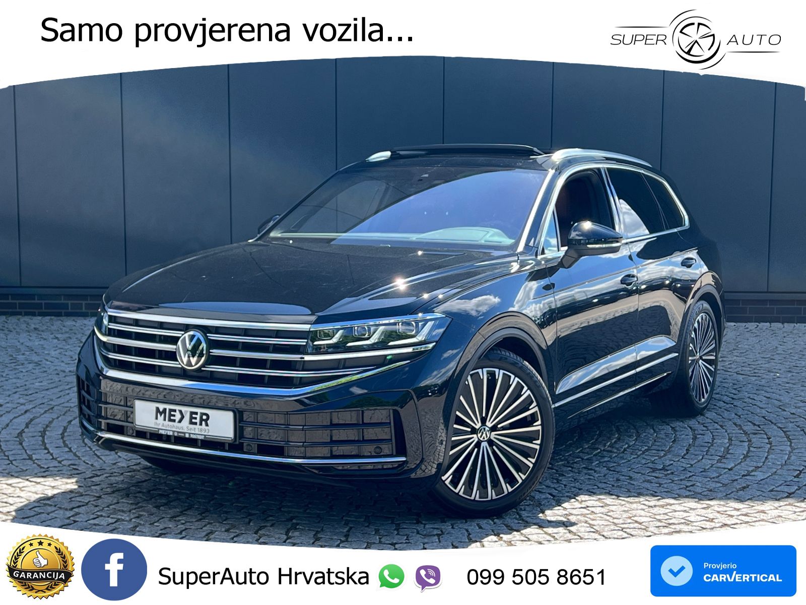 Volkswagen Touareg 3.0 V6 TDI (286 KS) 4MOTION Tiptronic ZRAČNI+ACC+GR SJED+KAM+PANO