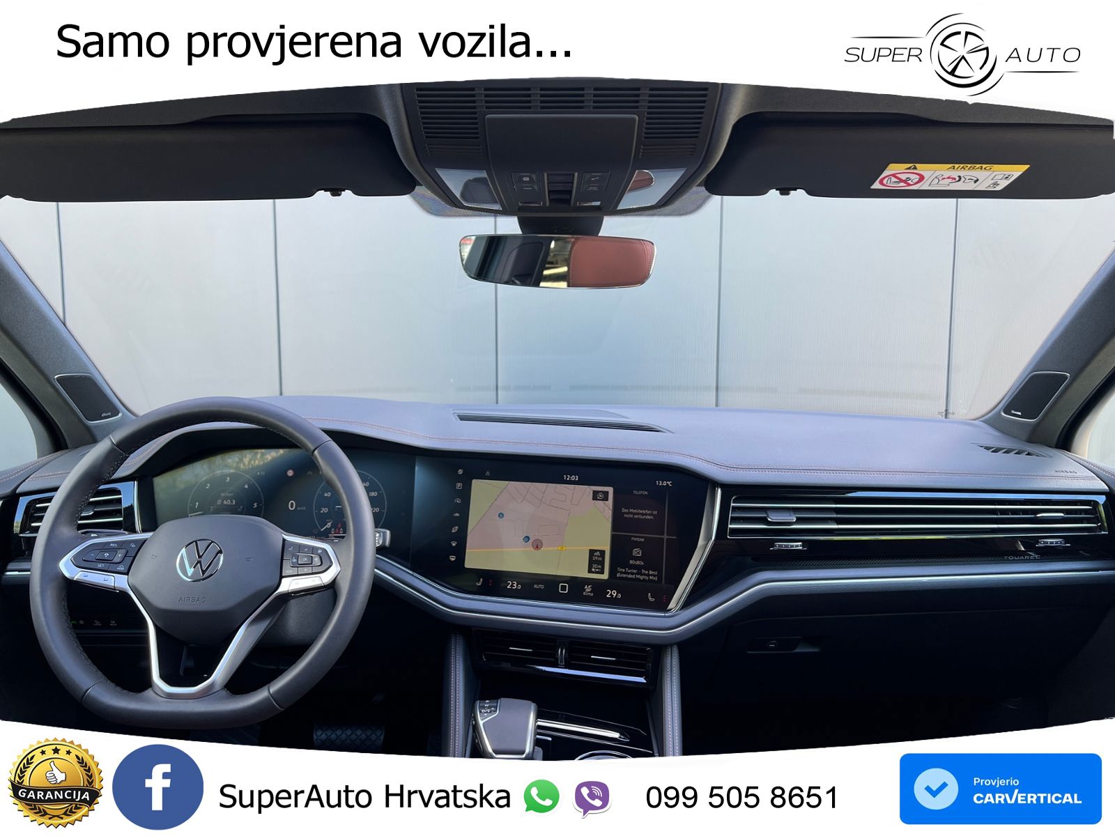 Volkswagen Touareg 3.0 V6 TDI (286 KS) 4MOTION Tiptronic ZRAČNI+ACC+GR SJED+KAM+PANO