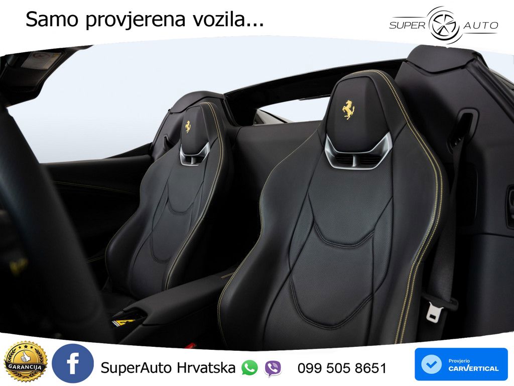 Ferrari 296 GTS 3.0 V6 (830 KS) F1 DCT LED+GR SJED+ACC