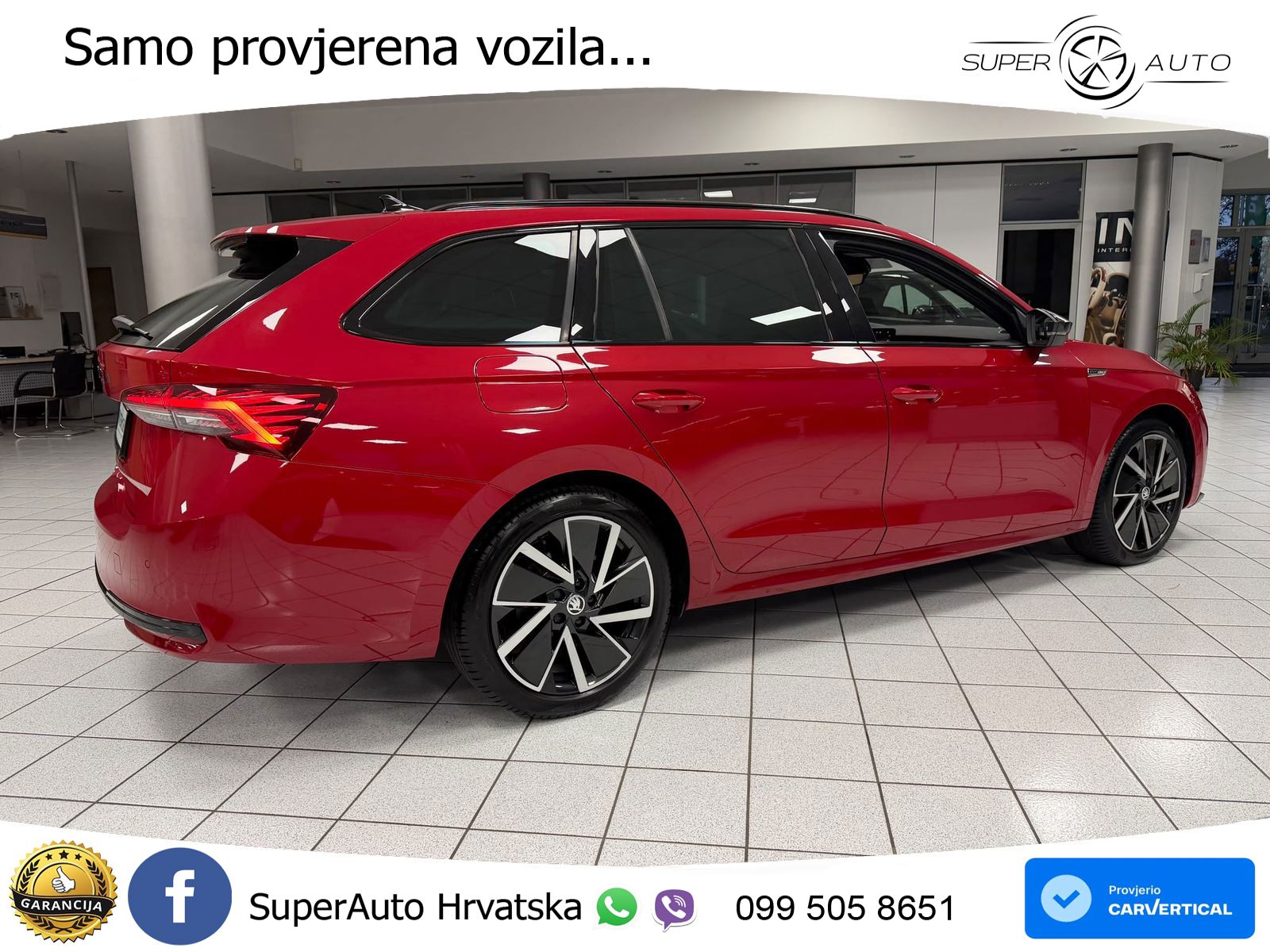 Škoda Octavia Combi 1.5 TSI (150 KS) DSG SportLine LED+GR SJED+ACC