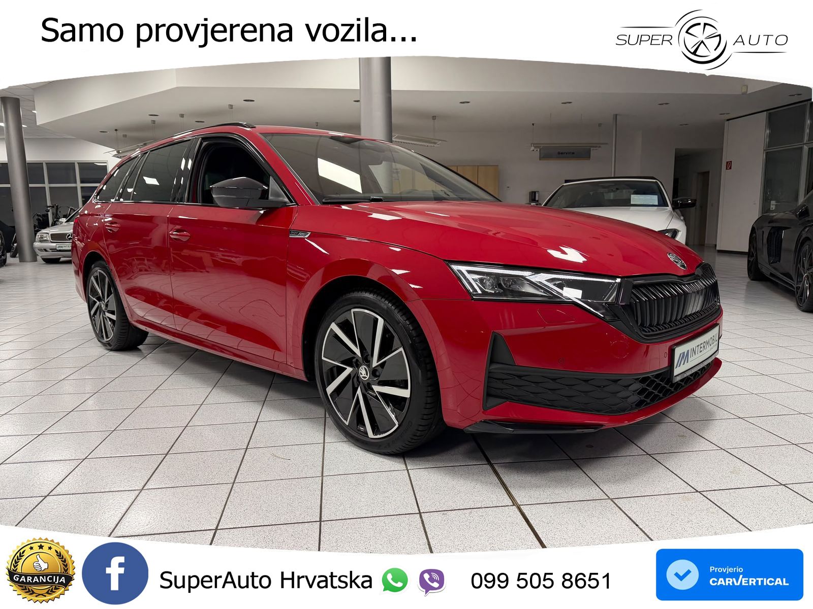 Škoda Octavia Combi 1.5 TSI (150 KS) DSG SportLine LED+GR SJED+ACC