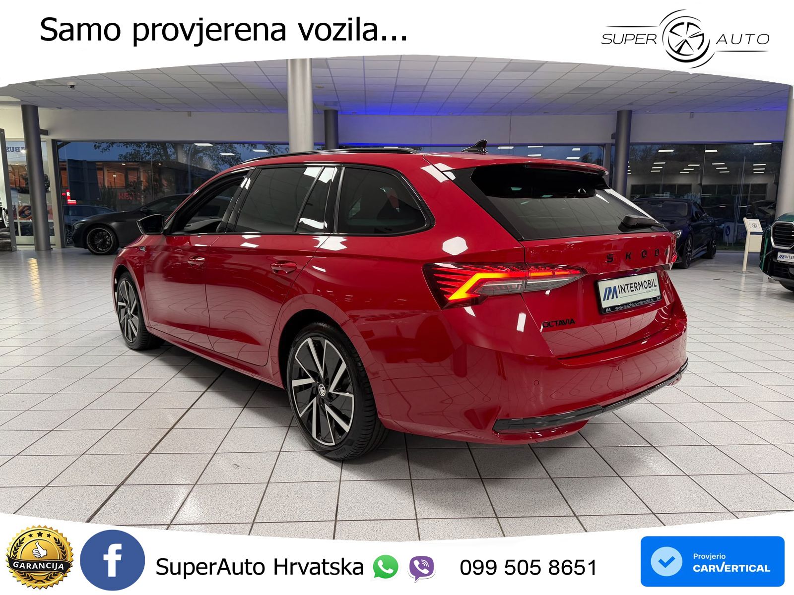 Škoda Octavia Combi 1.5 TSI (150 KS) DSG SportLine LED+GR SJED+ACC