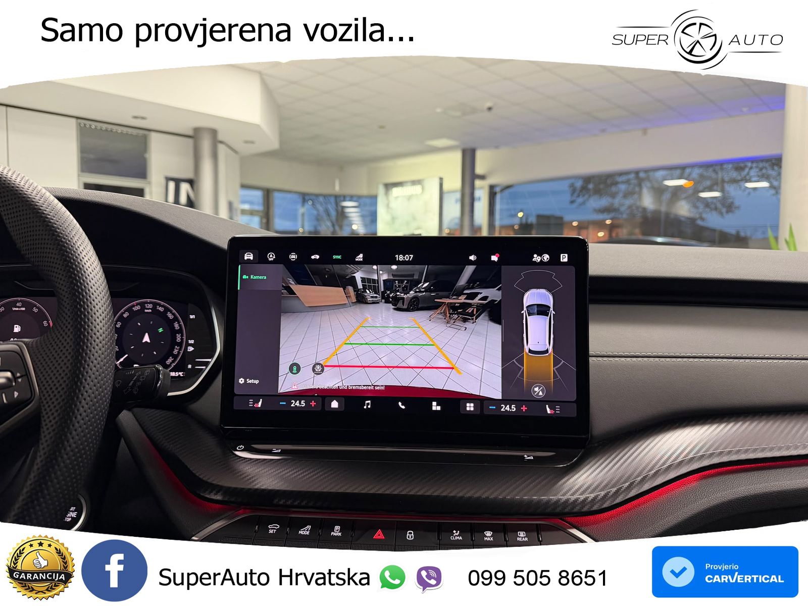 Škoda Octavia Combi 1.5 TSI (150 KS) DSG SportLine LED+GR SJED+ACC