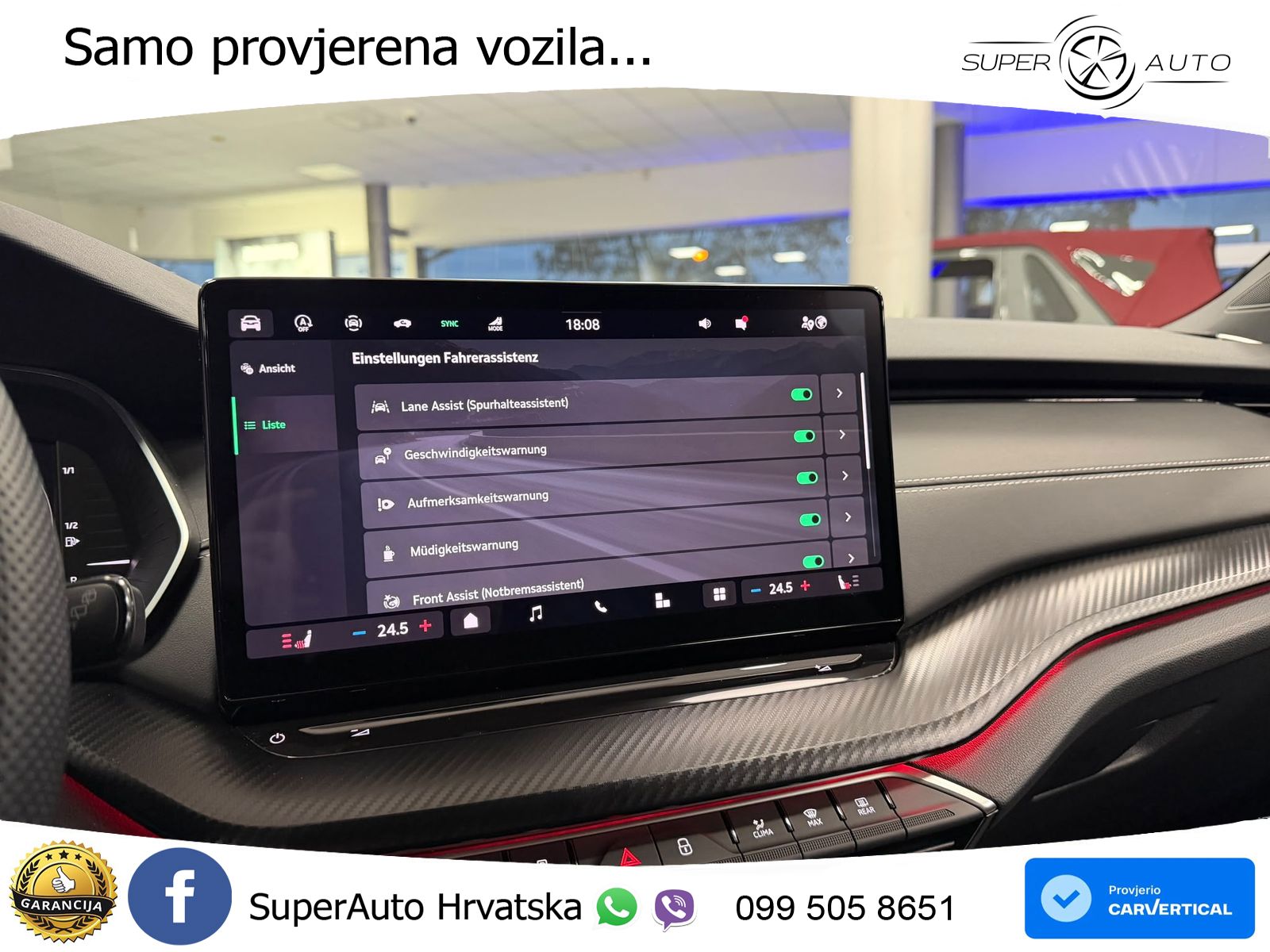 Škoda Octavia Combi 1.5 TSI (150 KS) DSG SportLine LED+GR SJED+ACC