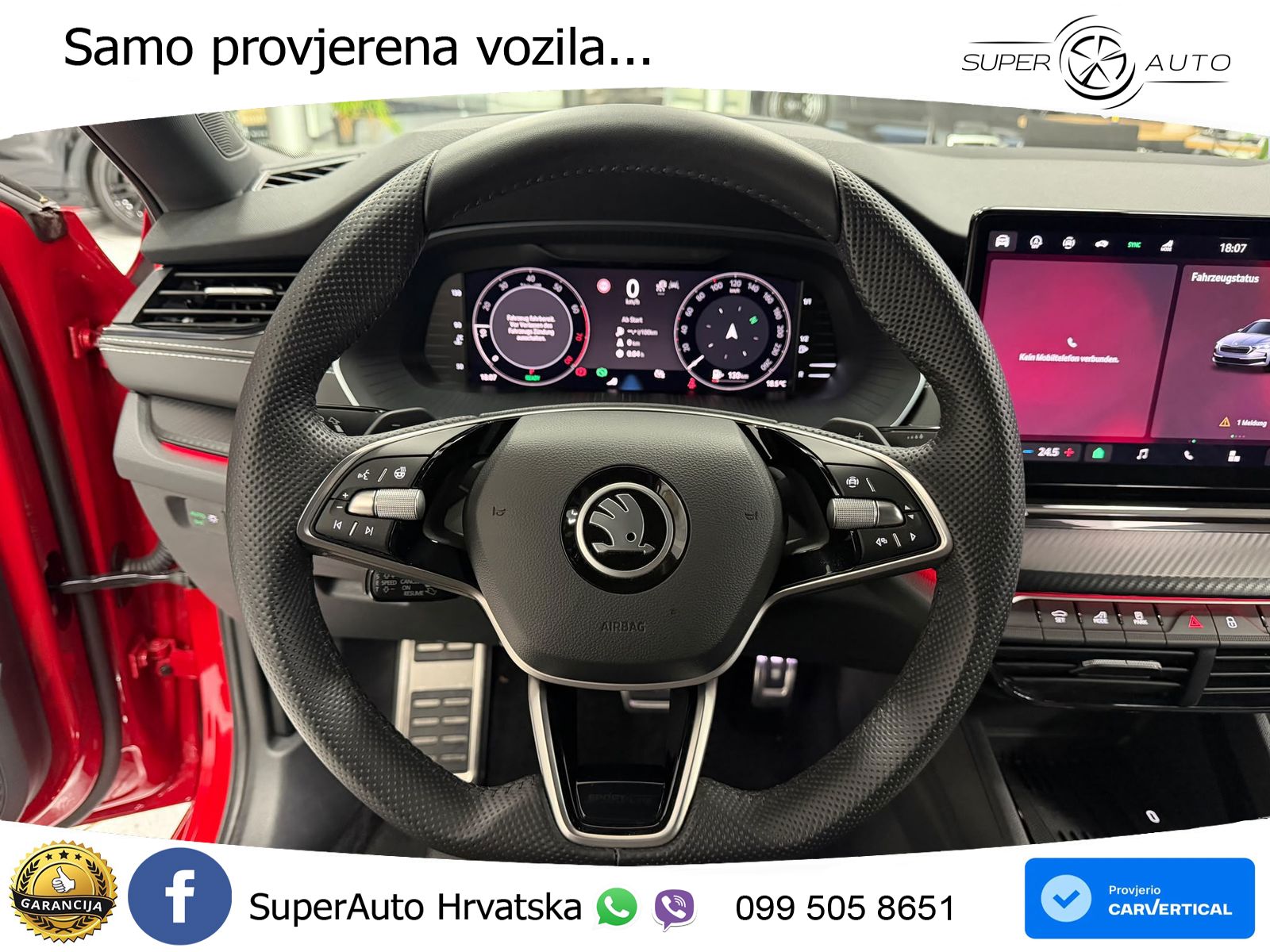 Škoda Octavia Combi 1.5 TSI (150 KS) DSG SportLine LED+GR SJED+ACC