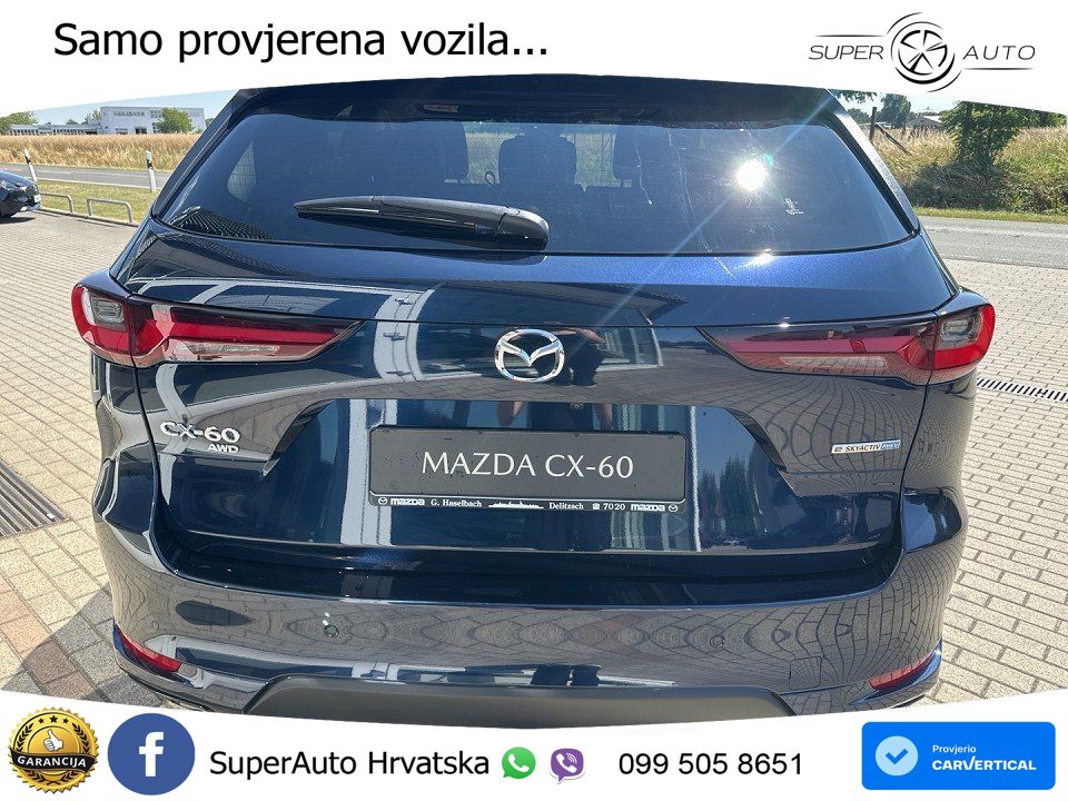 Mazda CX-60 2.5 e-Skyactiv (328 KS) AWD Automatic MATRIX+GR SJED+KAM