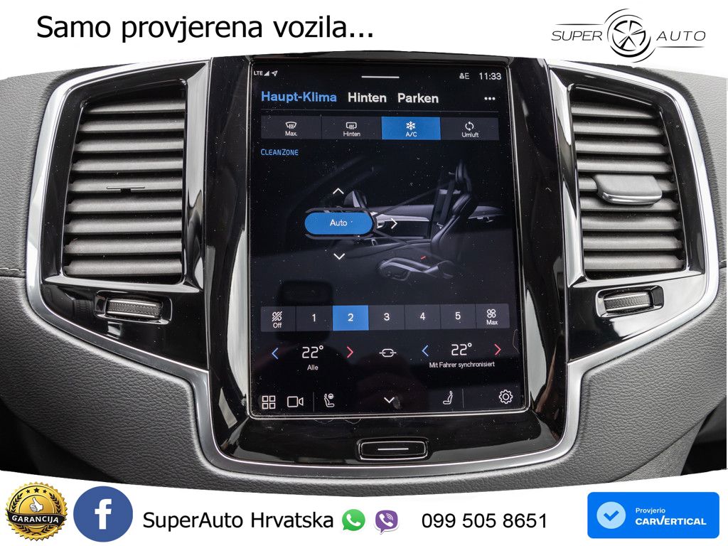 Volvo XC90 2.0 B5 Diesel AWD Automatic LED+GR SJED+ACC
