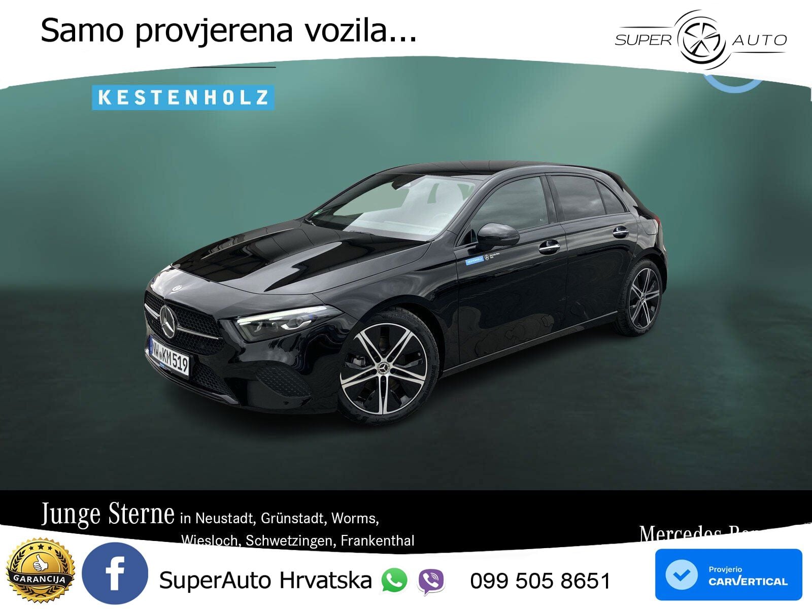 Mercedes-Benz A 200 7G-DCT LED+GR SJED+ACC