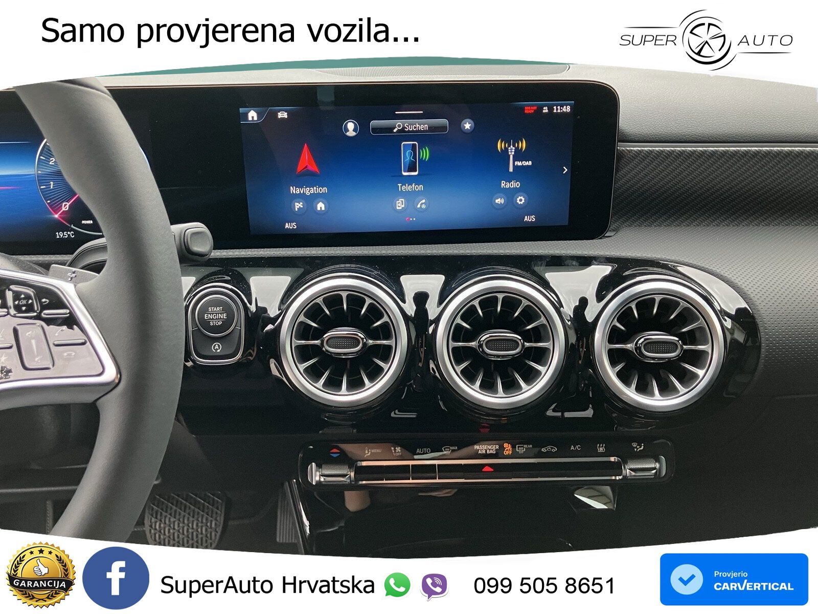 Mercedes-Benz A 200 7G-DCT LED+GR SJED+ACC