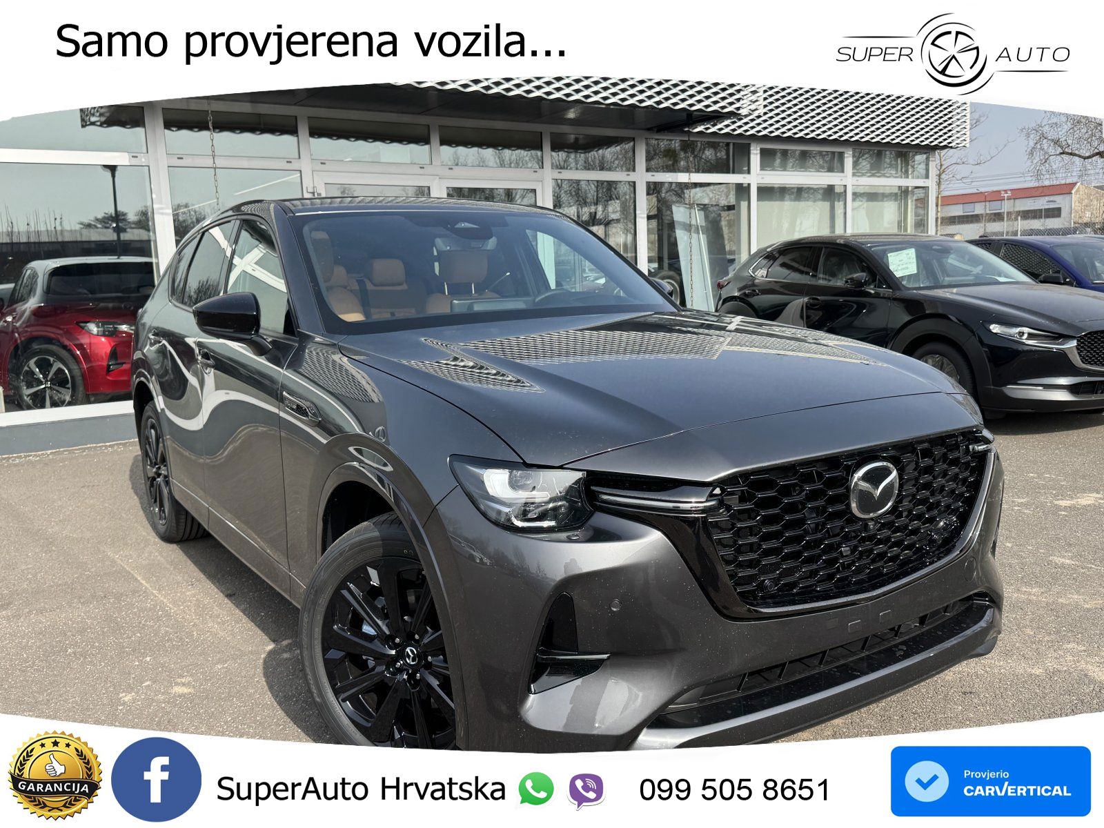 Mazda CX-60 3.3 e-Skyactiv D (254 KS) AWD Automatic ACC+HEAD+4xGR SJED+360+PANO