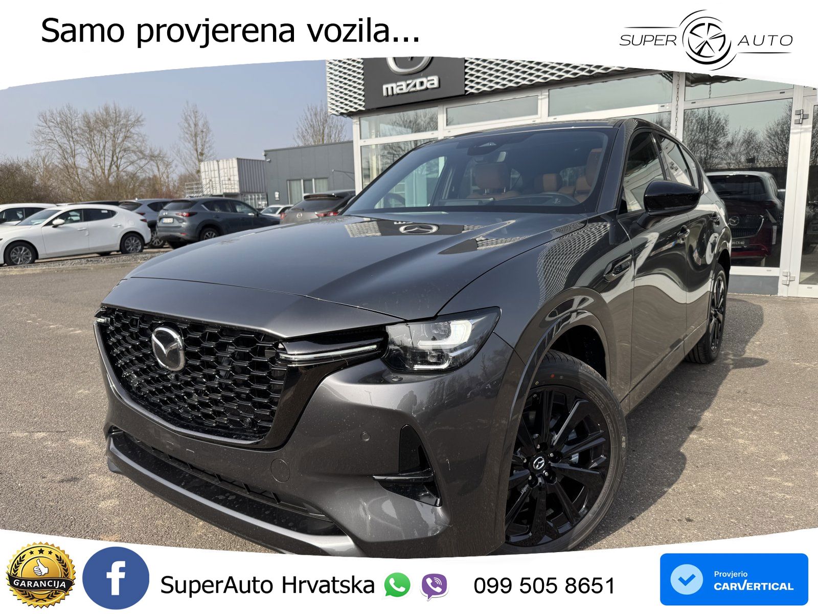 Mazda CX-60 3.3 e-Skyactiv D (254 KS) AWD Automatic ACC+HEAD+4xGR SJED+360+PANO