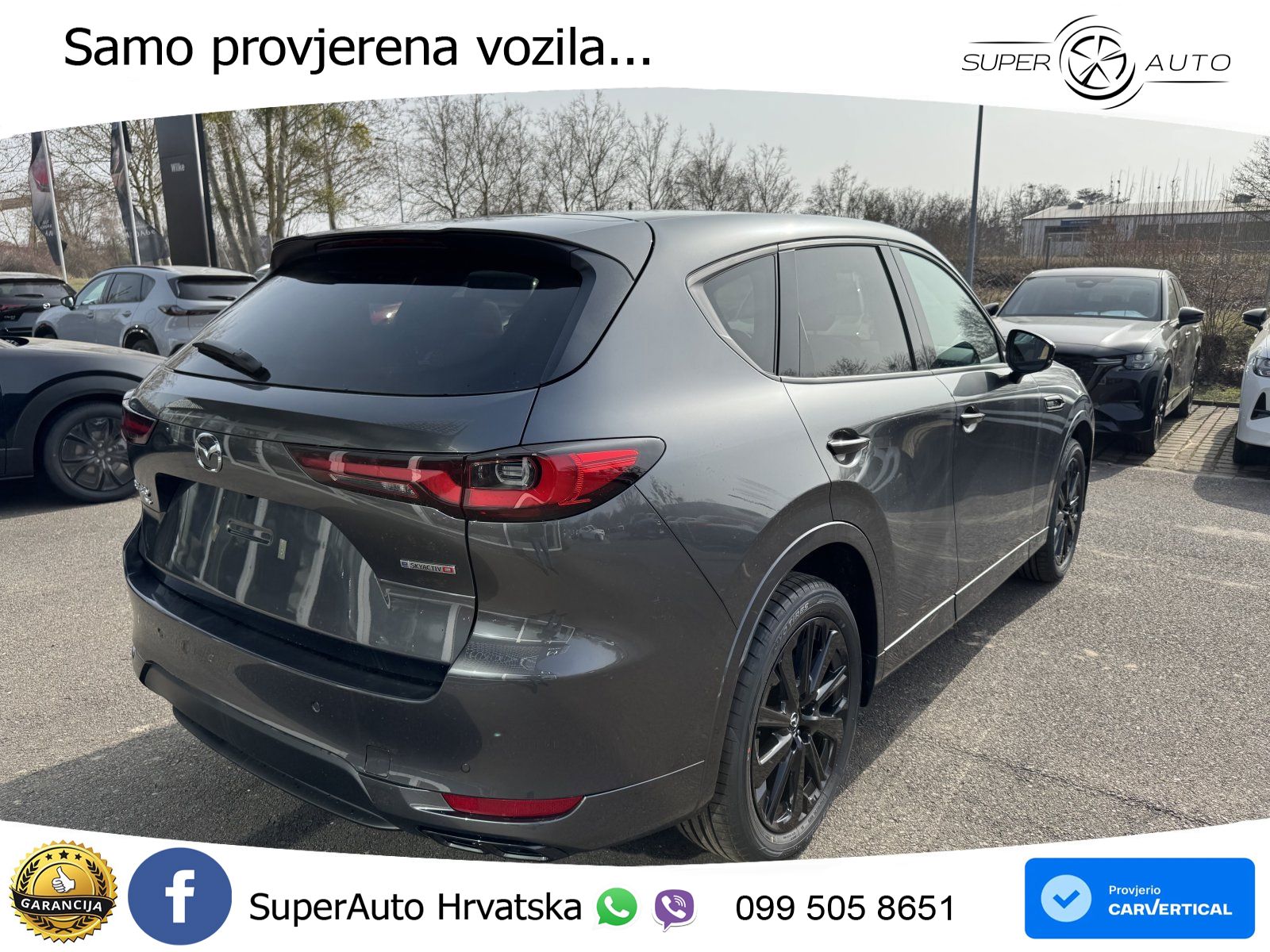 Mazda CX-60 3.3 e-Skyactiv D (254 KS) AWD Automatic ACC+HEAD+4xGR SJED+360+PANO