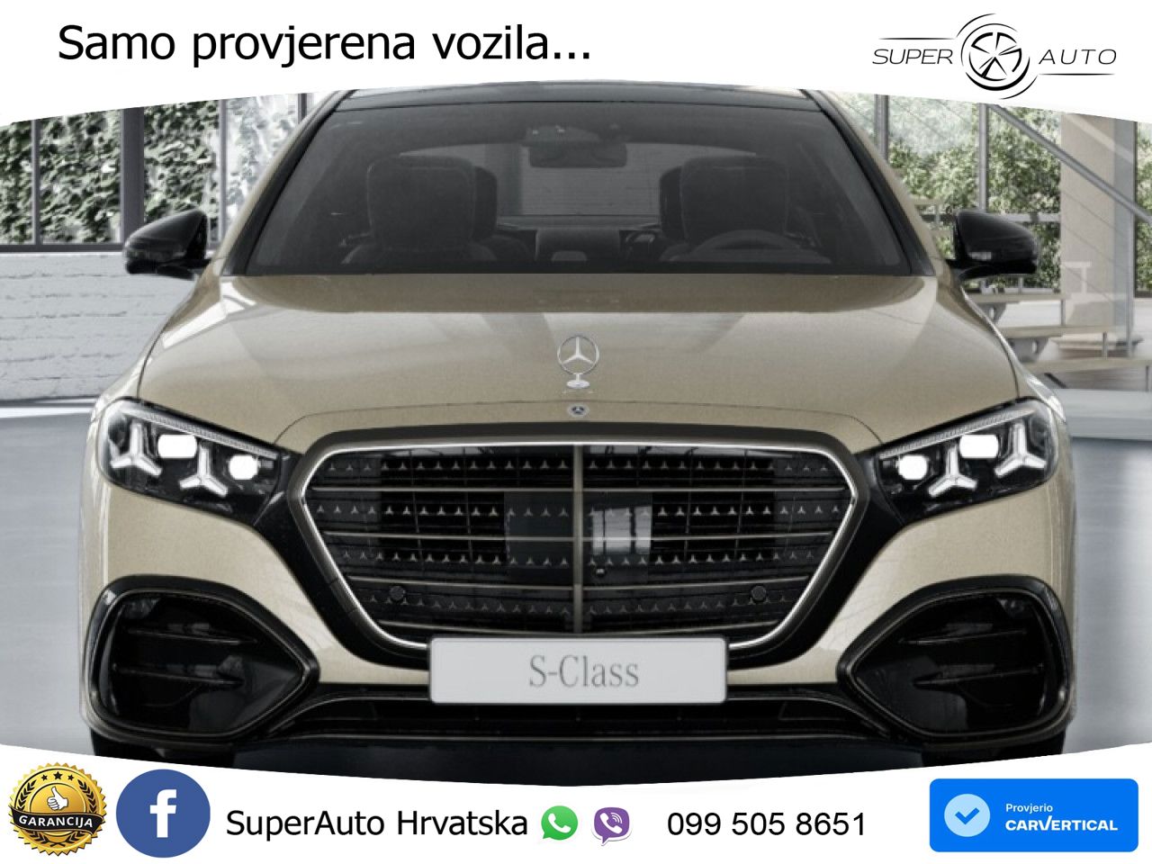 Mercedes S 580e (585 KS) 4MATIC 9G-TRONIC AMG ZRAČNI+ACC+GR SJED+KAM+PANO