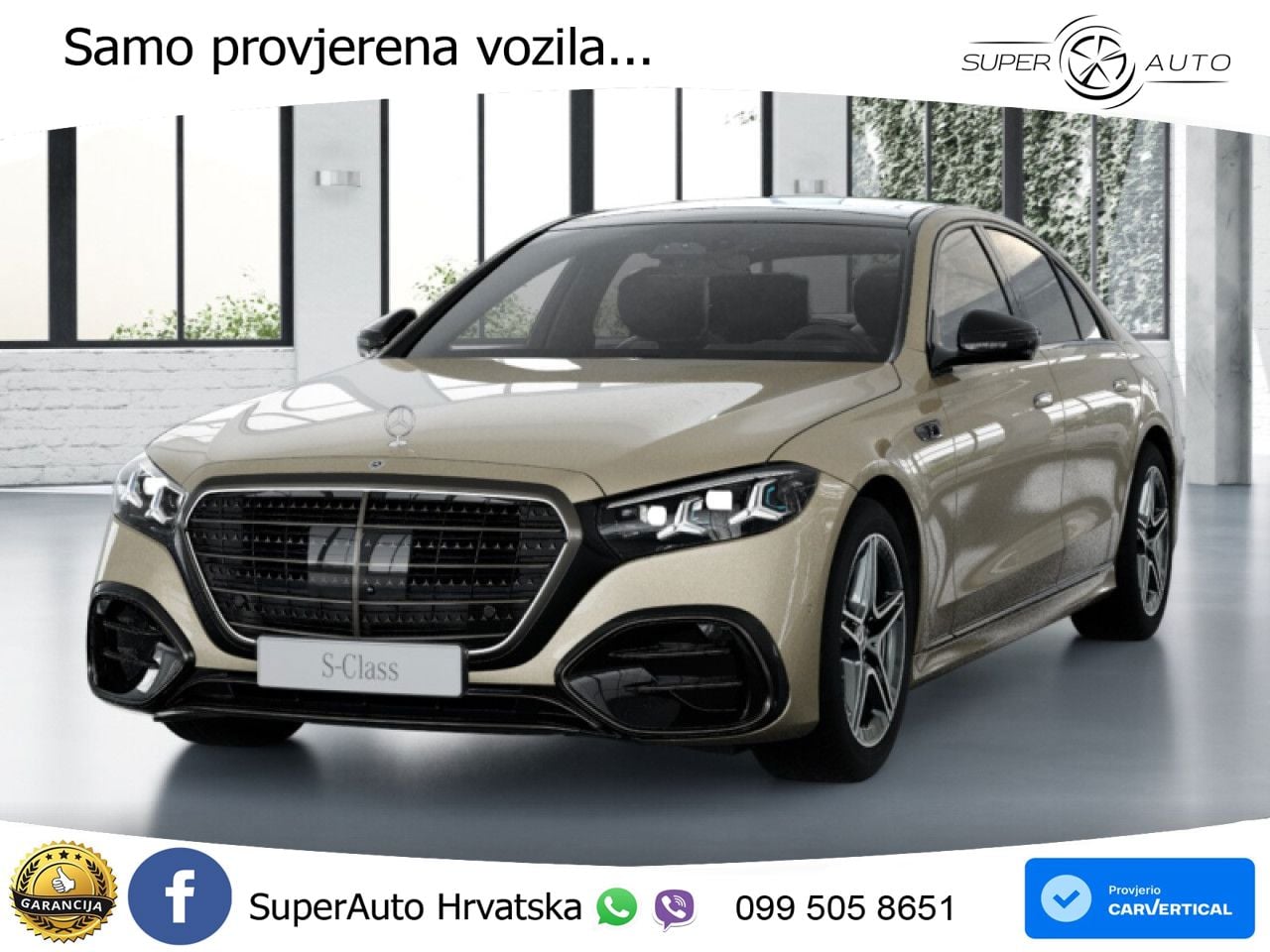 Mercedes S 580e (585 KS) 4MATIC 9G-TRONIC AMG ZRAČNI+ACC+GR SJED+KAM+PANO