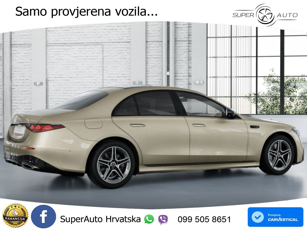 Mercedes S 580e (585 KS) 4MATIC 9G-TRONIC AMG ZRAČNI+ACC+GR SJED+KAM+PANO