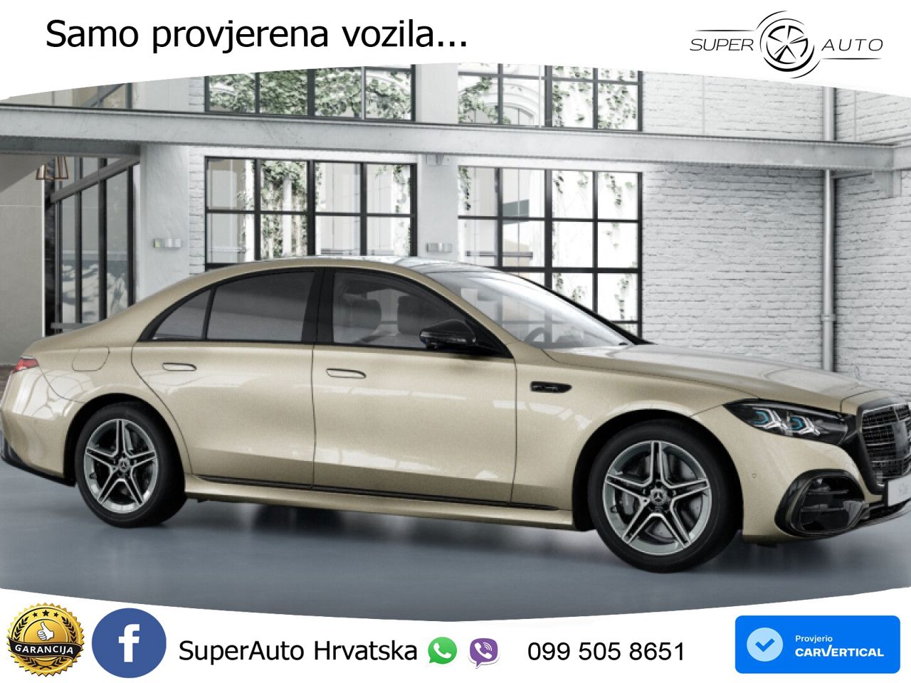 Mercedes S 580e (585 KS) 4MATIC 9G-TRONIC AMG ZRAČNI+ACC+GR SJED+KAM+PANO