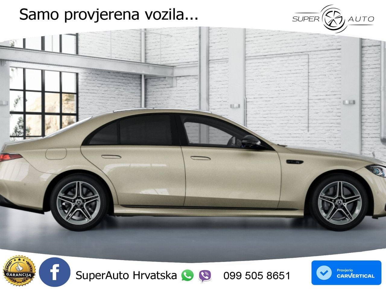 Mercedes S 580e (585 KS) 4MATIC 9G-TRONIC AMG ZRAČNI+ACC+GR SJED+KAM+PANO