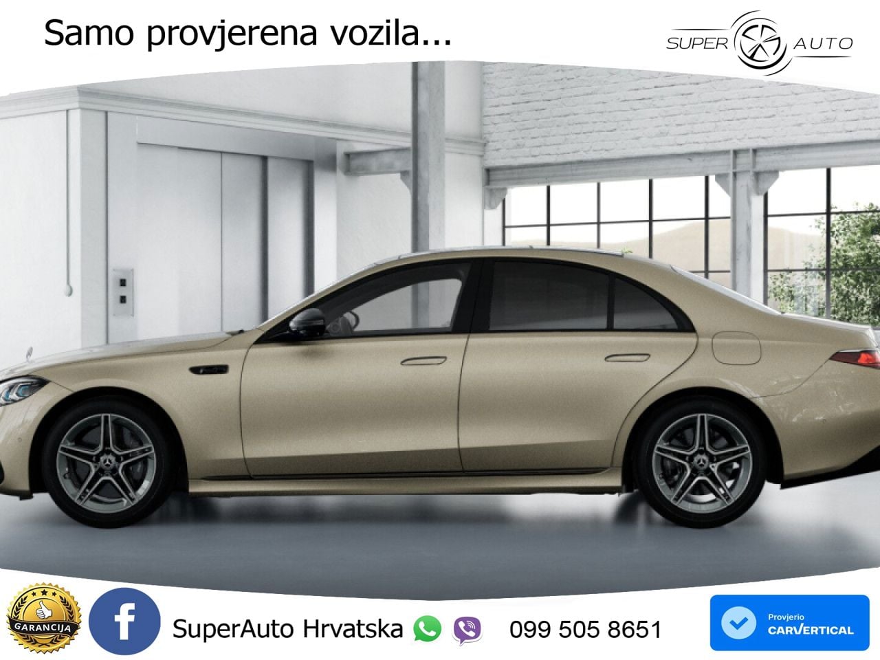 Mercedes S 580e (585 KS) 4MATIC 9G-TRONIC AMG ZRAČNI+ACC+GR SJED+KAM+PANO