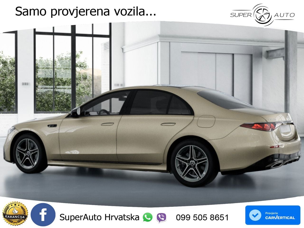Mercedes S 580e (585 KS) 4MATIC 9G-TRONIC AMG ZRAČNI+ACC+GR SJED+KAM+PANO