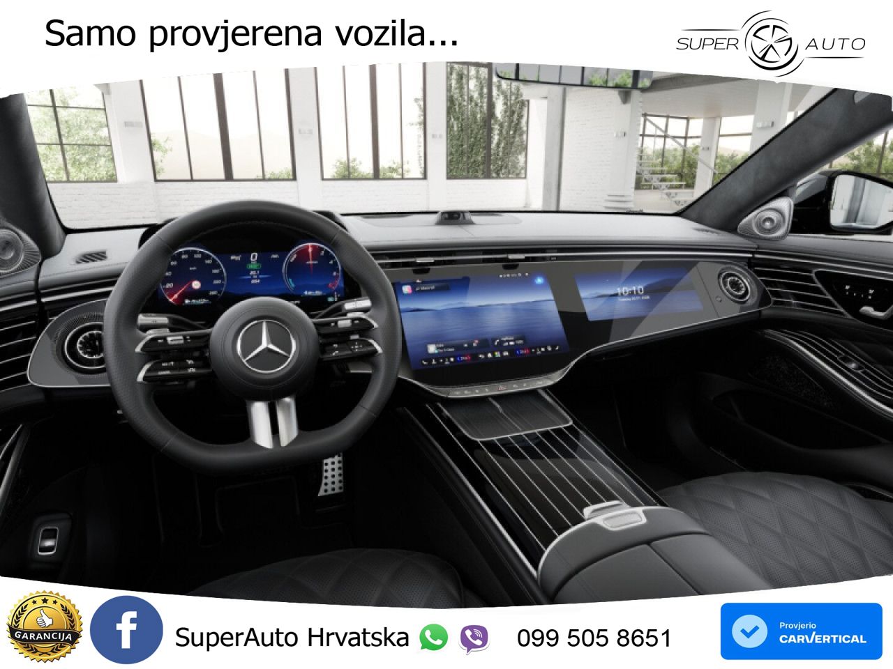 Mercedes S 580e (585 KS) 4MATIC 9G-TRONIC AMG ZRAČNI+ACC+GR SJED+KAM+PANO