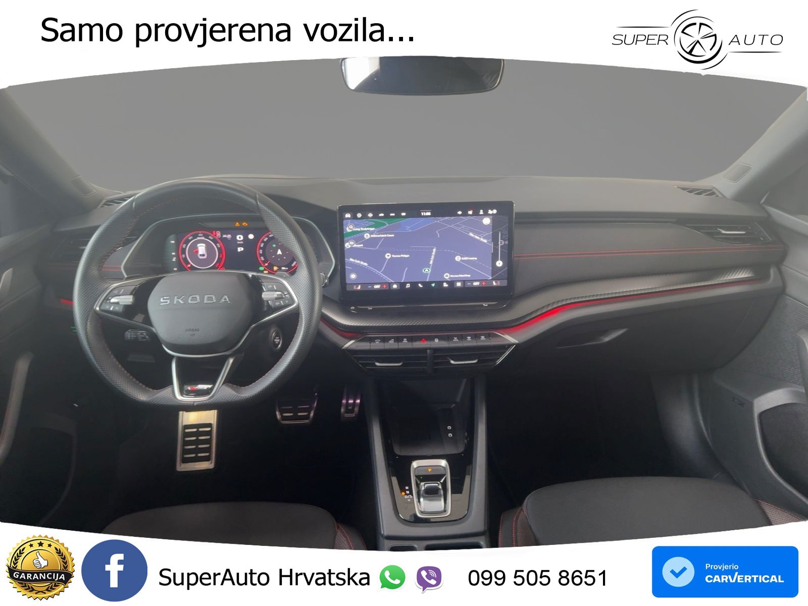 Škoda Octavia Combi RS 2.0 TSI (265 KS) DSG LED+GR SJED+ACC