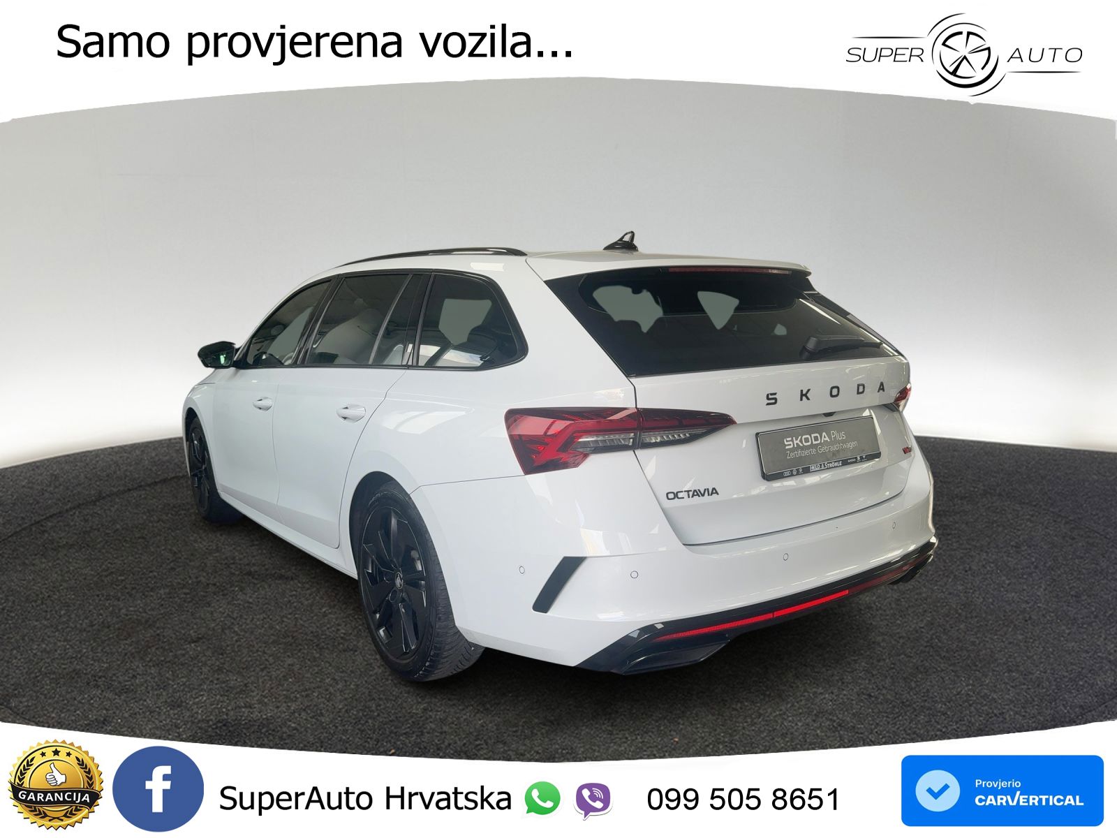 Škoda Octavia Combi RS 2.0 TSI (265 KS) DSG LED+GR SJED+ACC