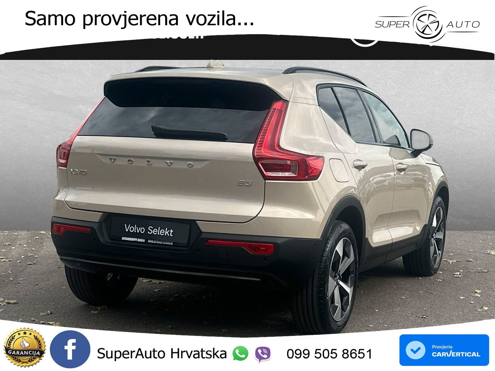 Volvo XC40 2.0 B3 163 KS Automatic LED+GR SJED+ACC