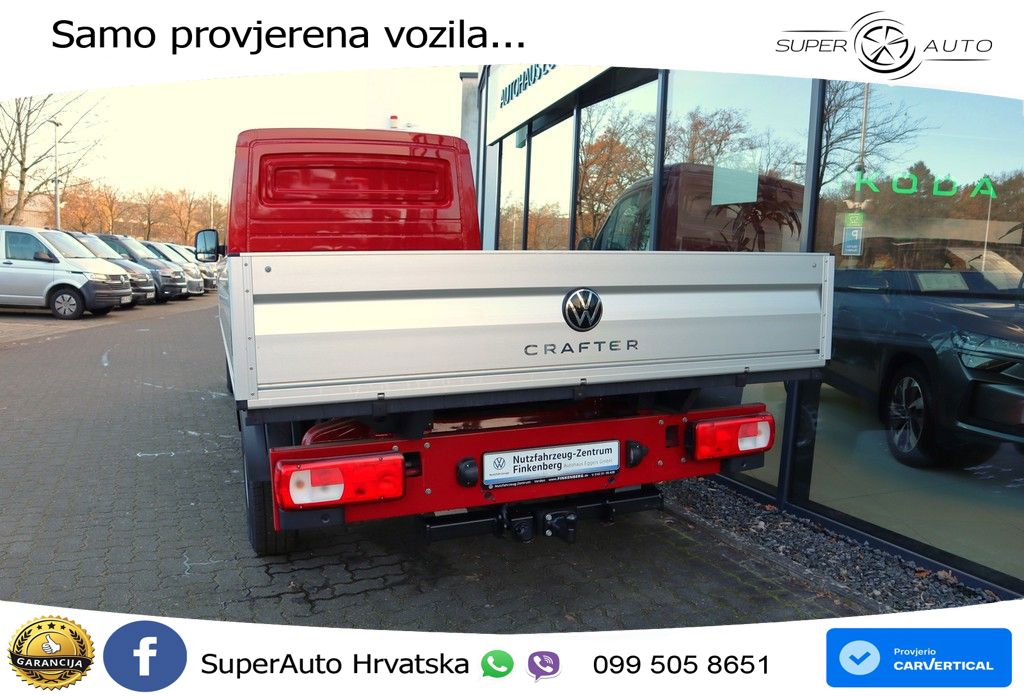 Volkswagen Crafter 35 Doka Pritsche TDI lang *AHK*PDC 140 KS