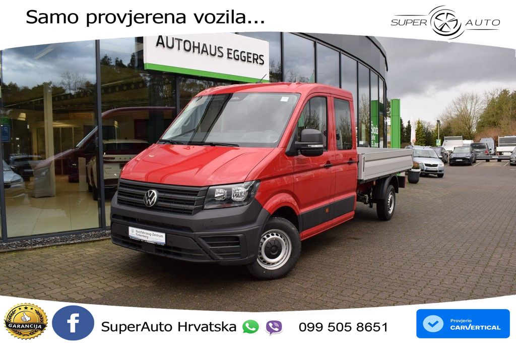 Volkswagen Crafter 35 Doka Pritsche TDI lang *AHK*PDC 140 KS
